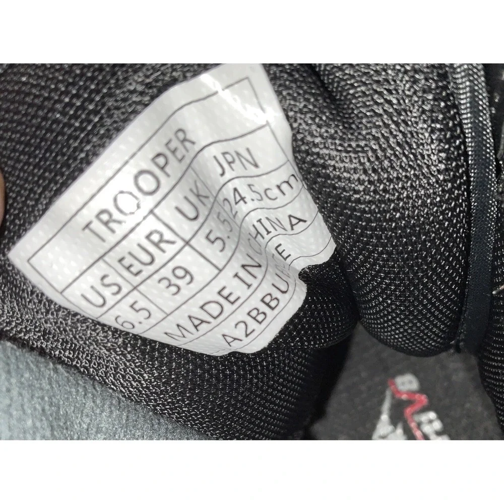 NIB Men's Nortiv8 Trooper Tactical Work Boots w/ Toe Cap & Side Zip‎ Black 6.5